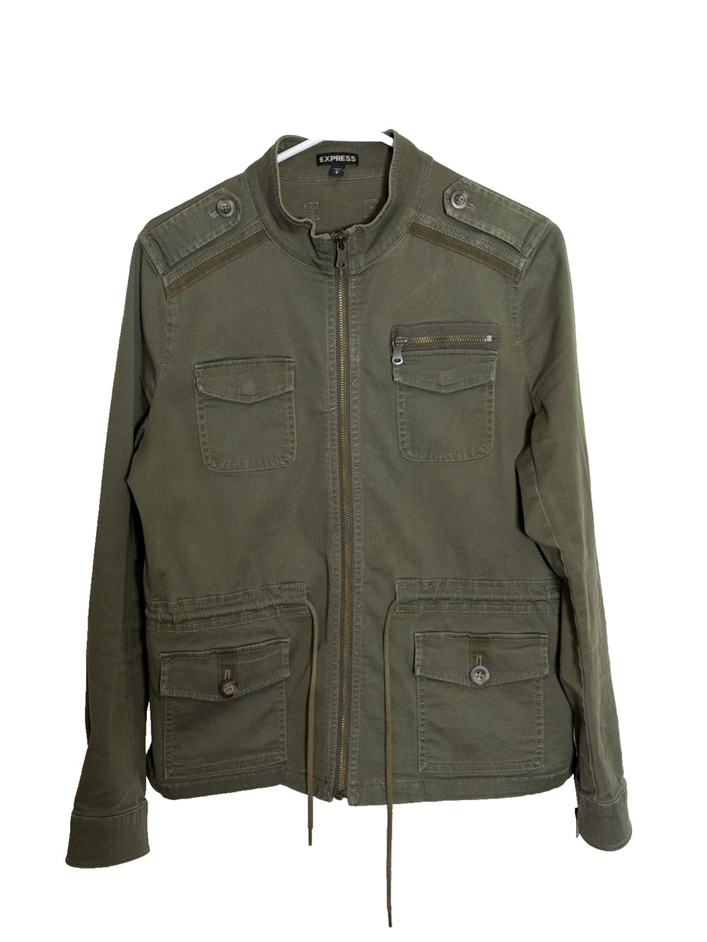 Express Women's Military Style Utility Jacket Size Small